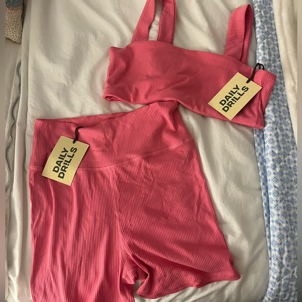 Daily drills pink set! NWT!